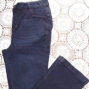 Avenue Denim Jeans Womens 14 Tall High Rise Boot Cut Stretch (H)